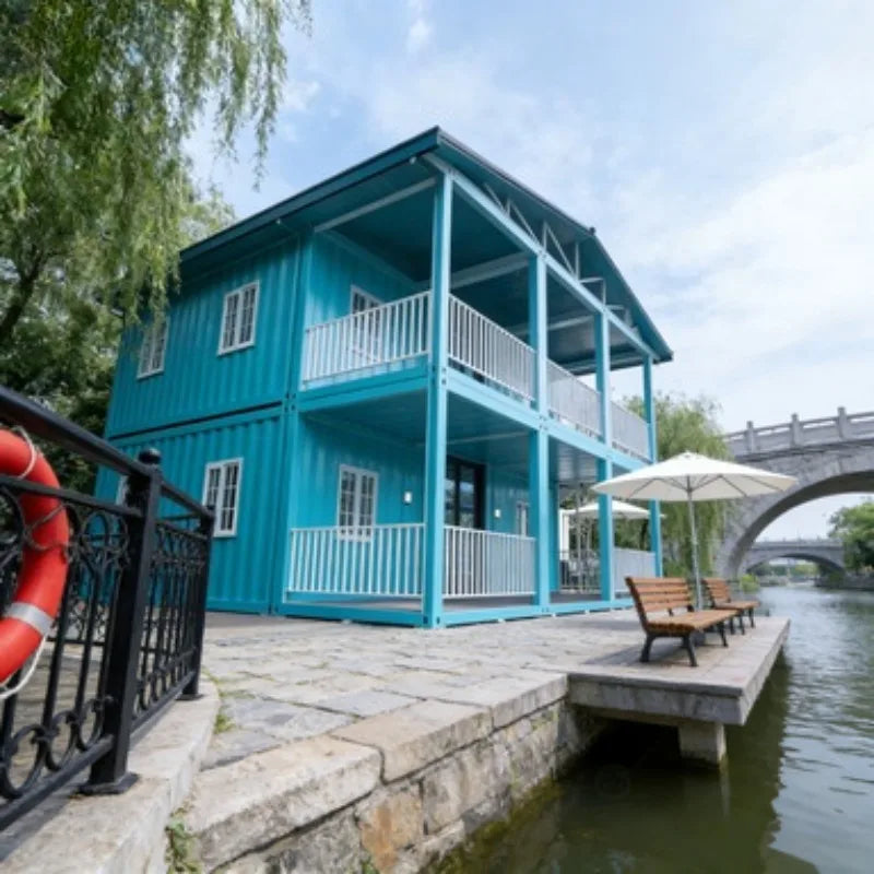 40-foot Luxury Container House, Fully Furnished with Interior Design