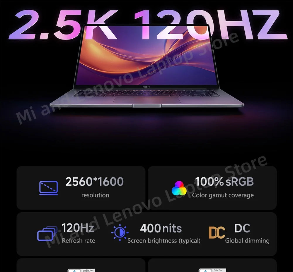 Xiaomi REDMI Book 16 2025 i5-13500H 32G 1TB 16inch 2.5K 120Hz Screen Gray