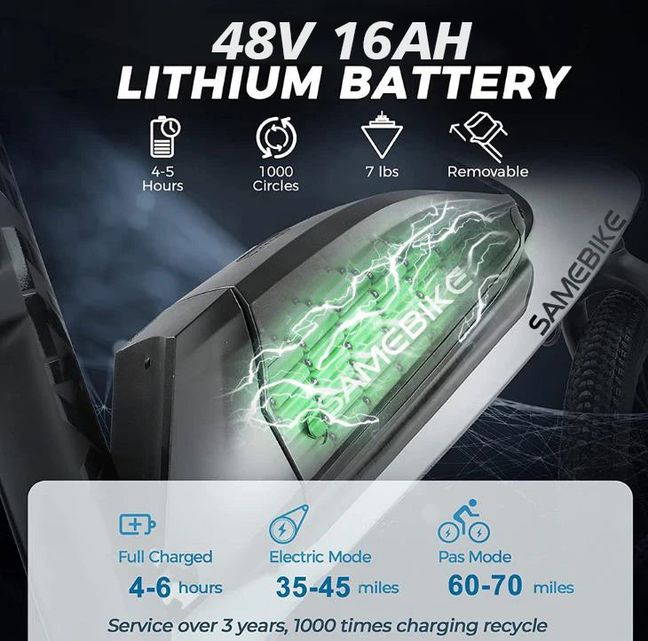 26" Carbon Fiber Electric Mountain E-Bike 500W 15Ah  Speed 48V Down Tube Battery Rear Hub Motor Road Bikes