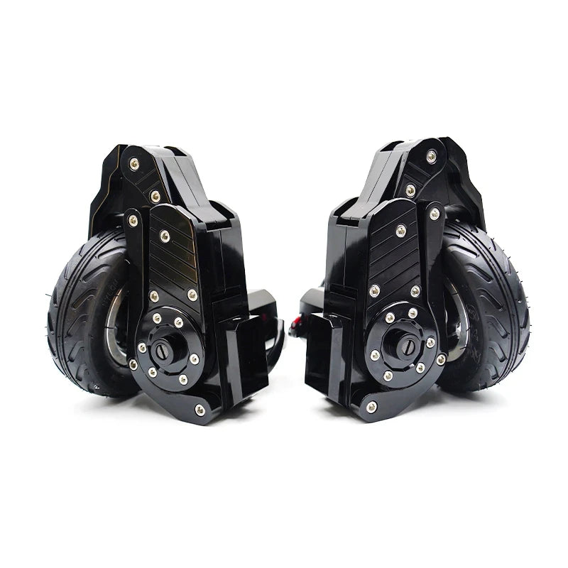 Chrome Landing Gear Powerful Anti-Fall Wheels for Latest Heavy Motorcycle Parking Safety Assist