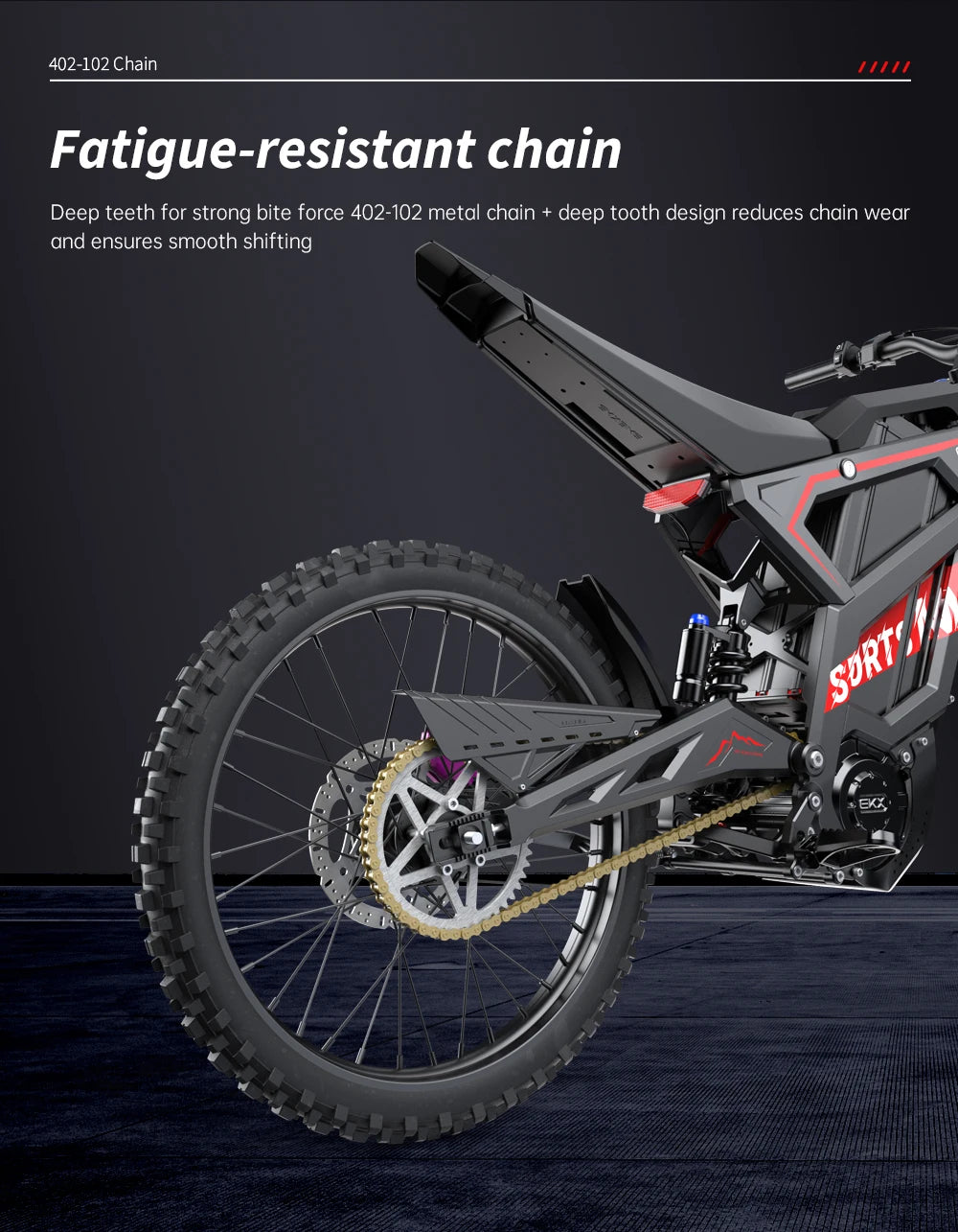 EKXBike M1 Adult Electric Motorcycle 16.8KW Peak Mid-Motor 72V/50AH Removable Battery 100KM/H Off-Road E-MTB