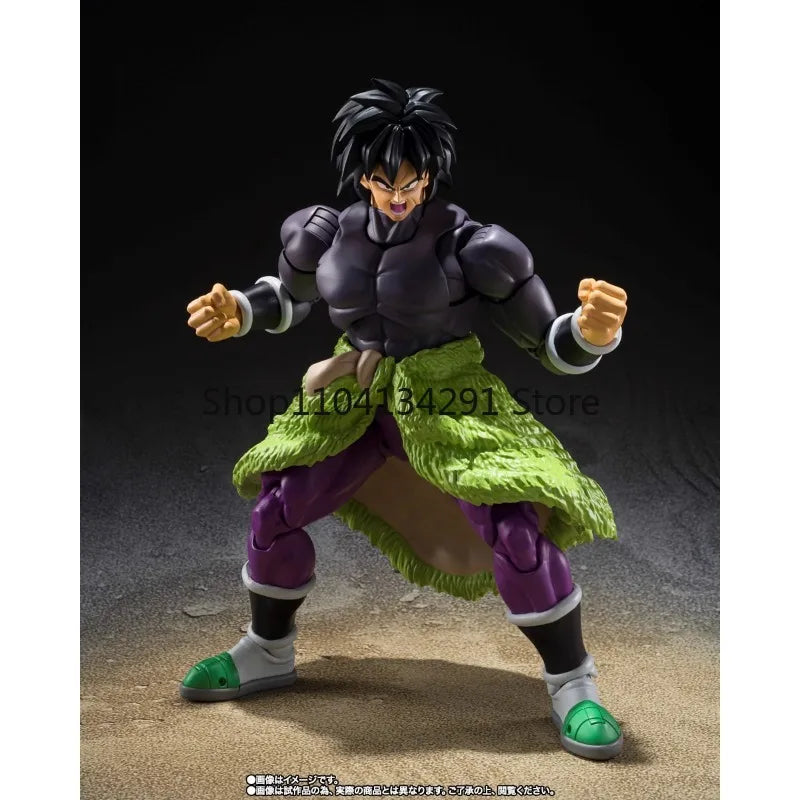 Bandai Original S.H.Figuarts Dragon Ball Super Anime Figure Broly SUPER HERO Action Figure Toys for Boys Girls Birthday Gifts
