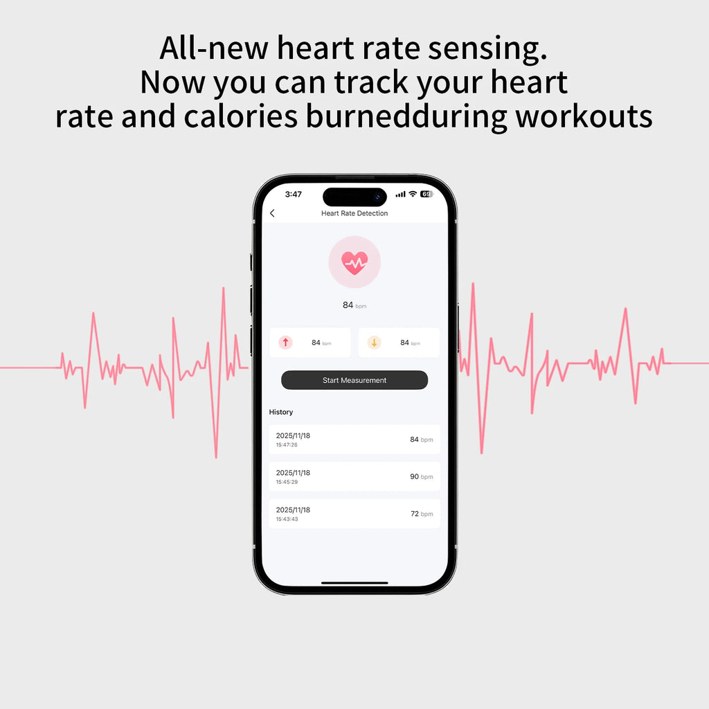 PRO 3 wireless Bluetooth earphones with heart rate monitoring, ANC noise cancelling microphone earbuds, stereo audio compatible