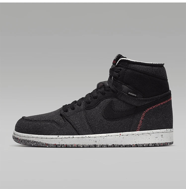Nike Authentic Air Jordan 1 Zoom AJ1 Recycled Material Sneakers CW2414-001
