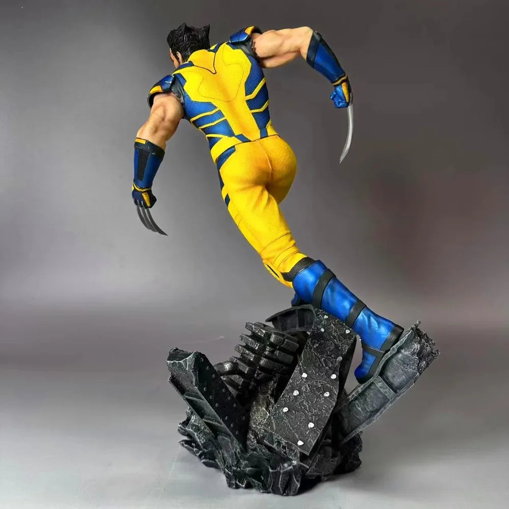 50cm New Anime Figure Wolverine Peripheral Resin Model Scene Collect Statue Desktop Decoration Ornaments Birthday Gifts Toys