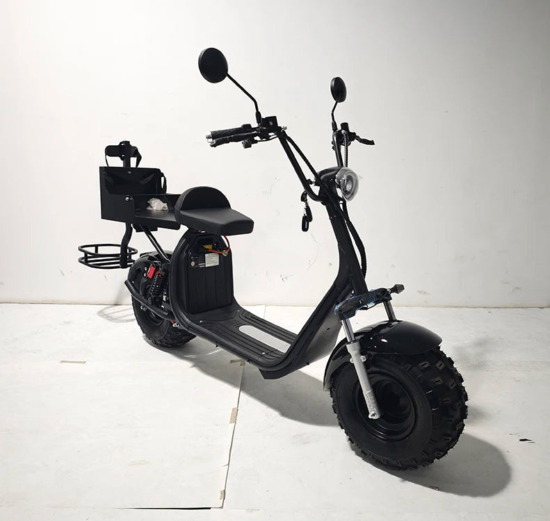 ZAIQU  Citycoco Removable Battery Electric Scooter Golf Bag 2 Wheel Fat Tire Electric Scooters Powerful Adult 1500w 2000w E Scoo