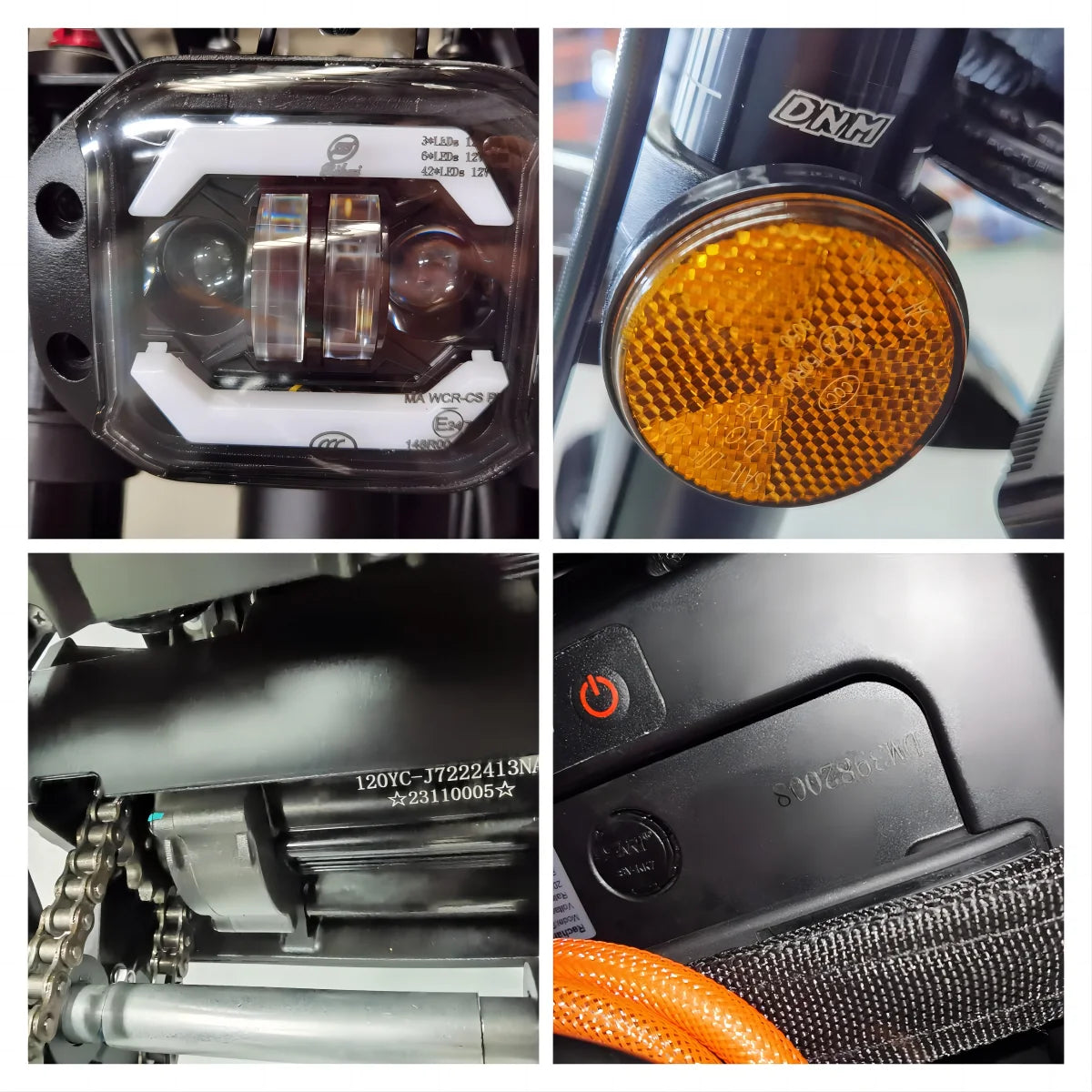 STLF EEC COC CE Licensed for the Road 72V 40Ah 7500W 100km/h Speed Off-road City Commuting Dirt Bike Electric Motorcycle