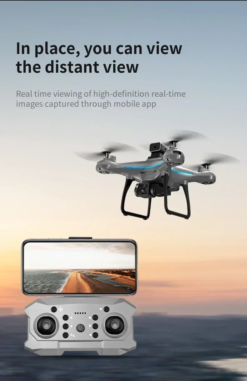 Lenovo Ky102 Drone 8k Hd Aerial Photography Dual Camera Brushless Quadcopter Obstacle Avoidance Optical Flow Aerial Rc Drone