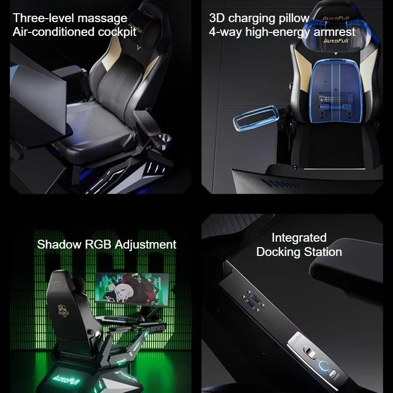 Gaming Office Ergonomic Chair E-sports Pod E-sports Warehouse Cockpit Space Cabin Desk Computer Armchair Silla Ergonomica Chairs