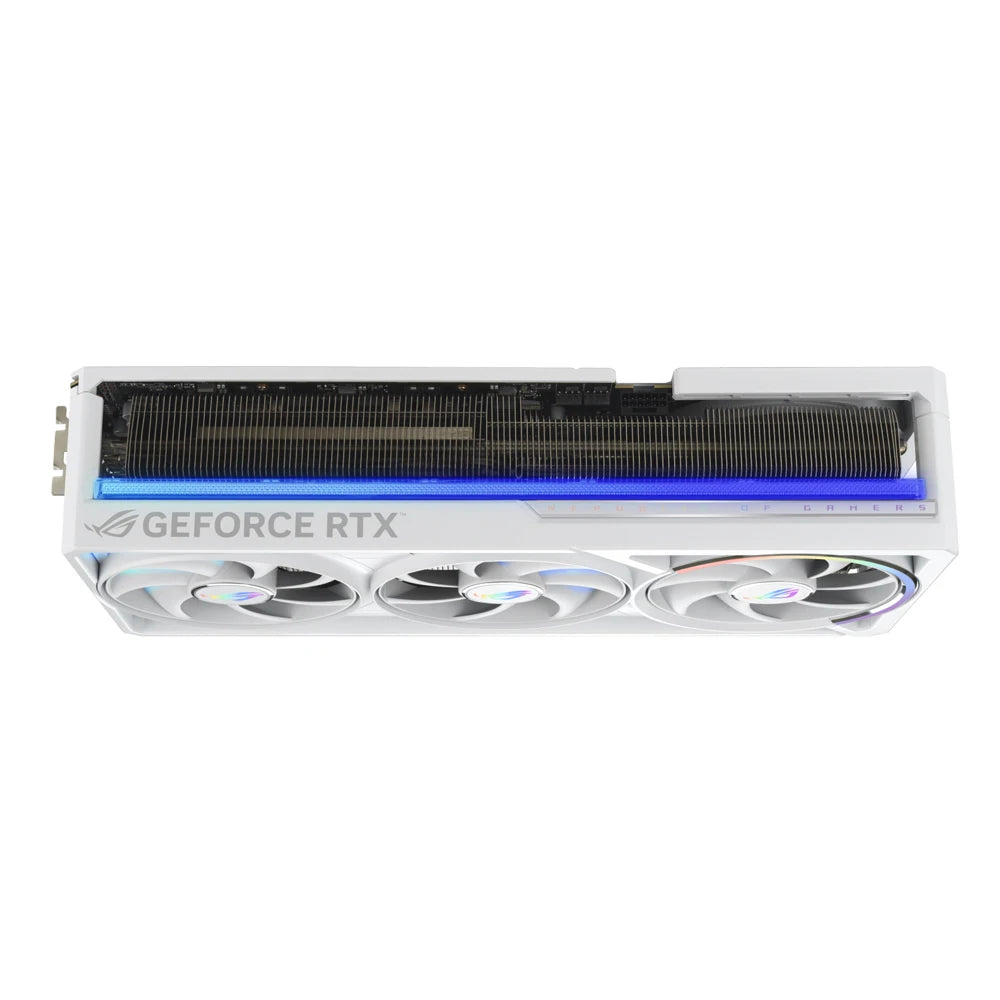 ASUS ROG Astral RTX 5080 O16G White Gaming Graphics Card 16GB GDDR7 PCIe 5.0 Quad-Fan Blackwell DLSS 4 White Edition