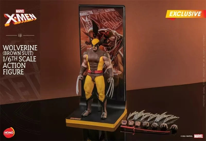 【MT】Hot Toys Marvel HS03 X-Men Wolverine (Brown Clothes) 1:6 Scale Action Figure Collection Toys