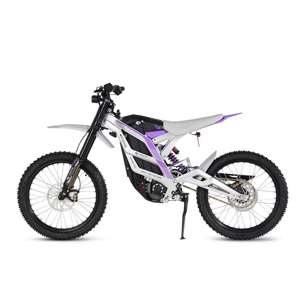 All-Terrain High-Speed Electric Dirtbike With 10000W Central Motor Full Suspension Aluminum Alloy Frame Lithium Battery
