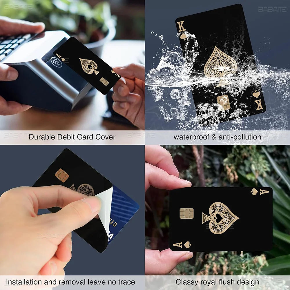 Fashion Trend VLONE Anime Cartoon Sticker Film Skin For Credit Card Debit Bank Bus Card