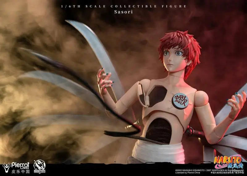 In stock RocketToys (ROC) 010 NARUTO Shippuden  SasoriFigures  Sasori Anime Model Genuine Boxed Toy Gift