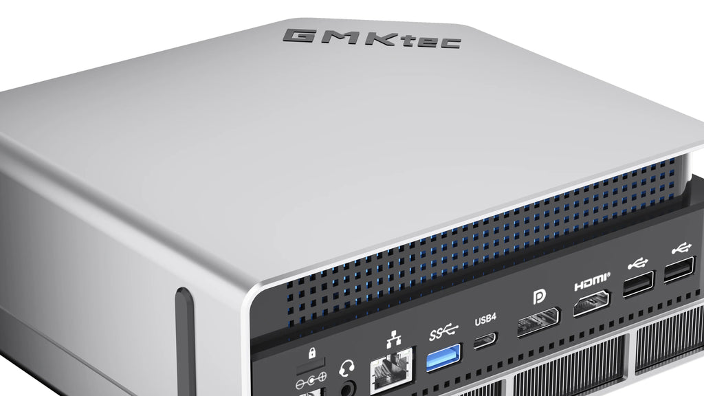 GMKtec EVO-X2 MINI PC Ryzen Al Max+ 395 LPDDR5 8000MHz PCle 4.0 M.2 2280 SSD Windows11 Pro USB4.0*2 WIFI7 BT5.4 Desktop Computer