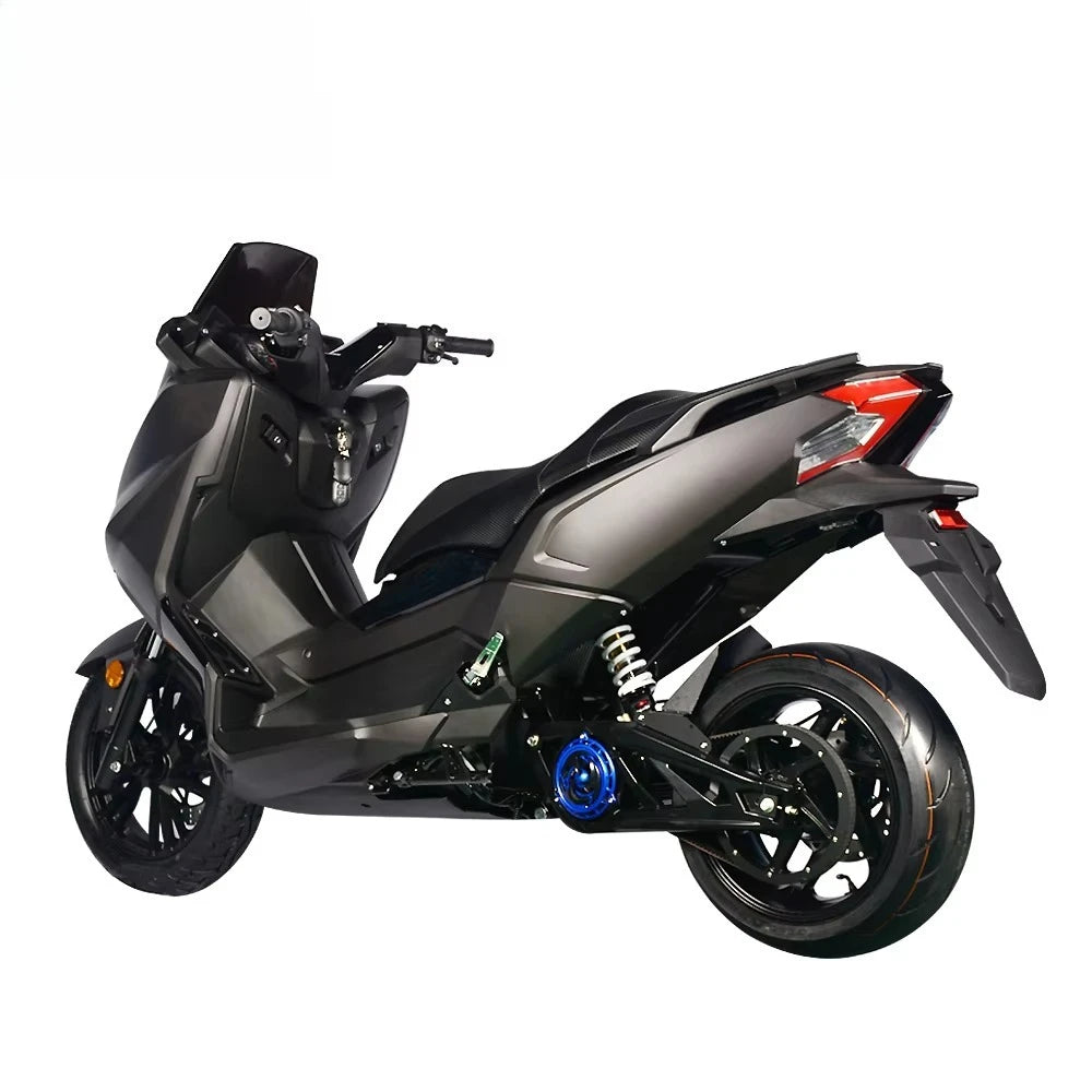4000W High-Power Electric Motorcycle for Adults, 2-Wheel E-Bike with Disc Brakes