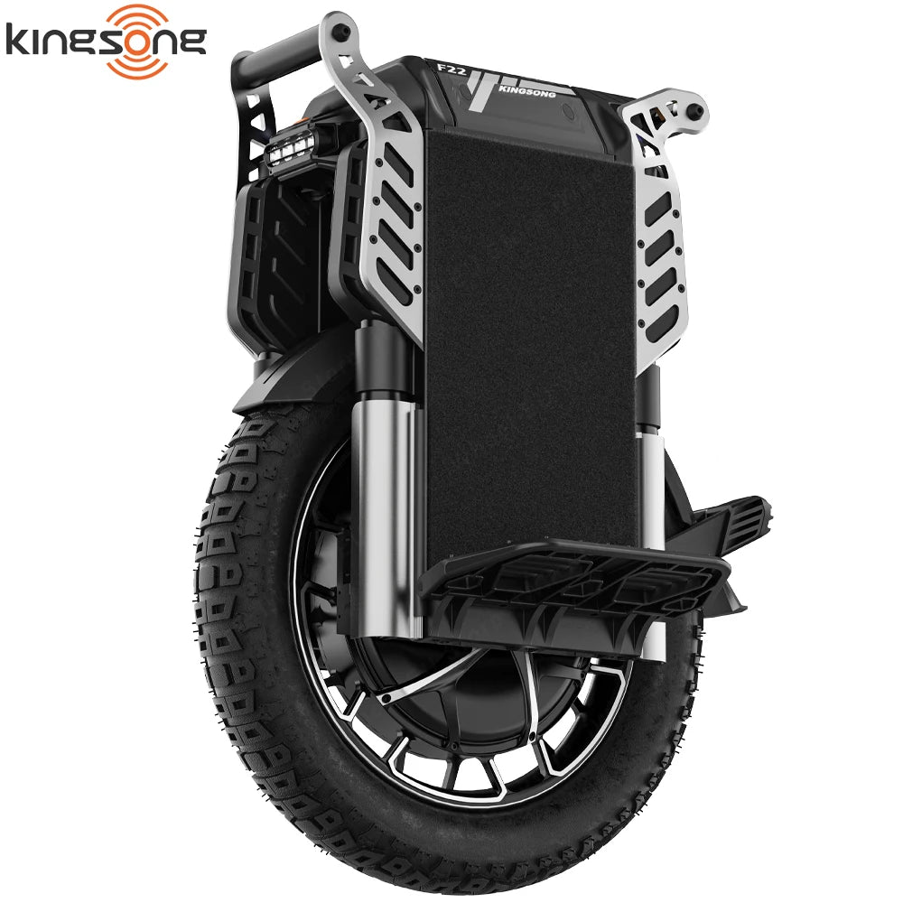 Newest KingSong F22 Pro 176V 3108Wh 50S Battery 5500W Motor 130+ km/h Idle Speed 100mm Travel Suspension 2.75-14 Tire Unicycle