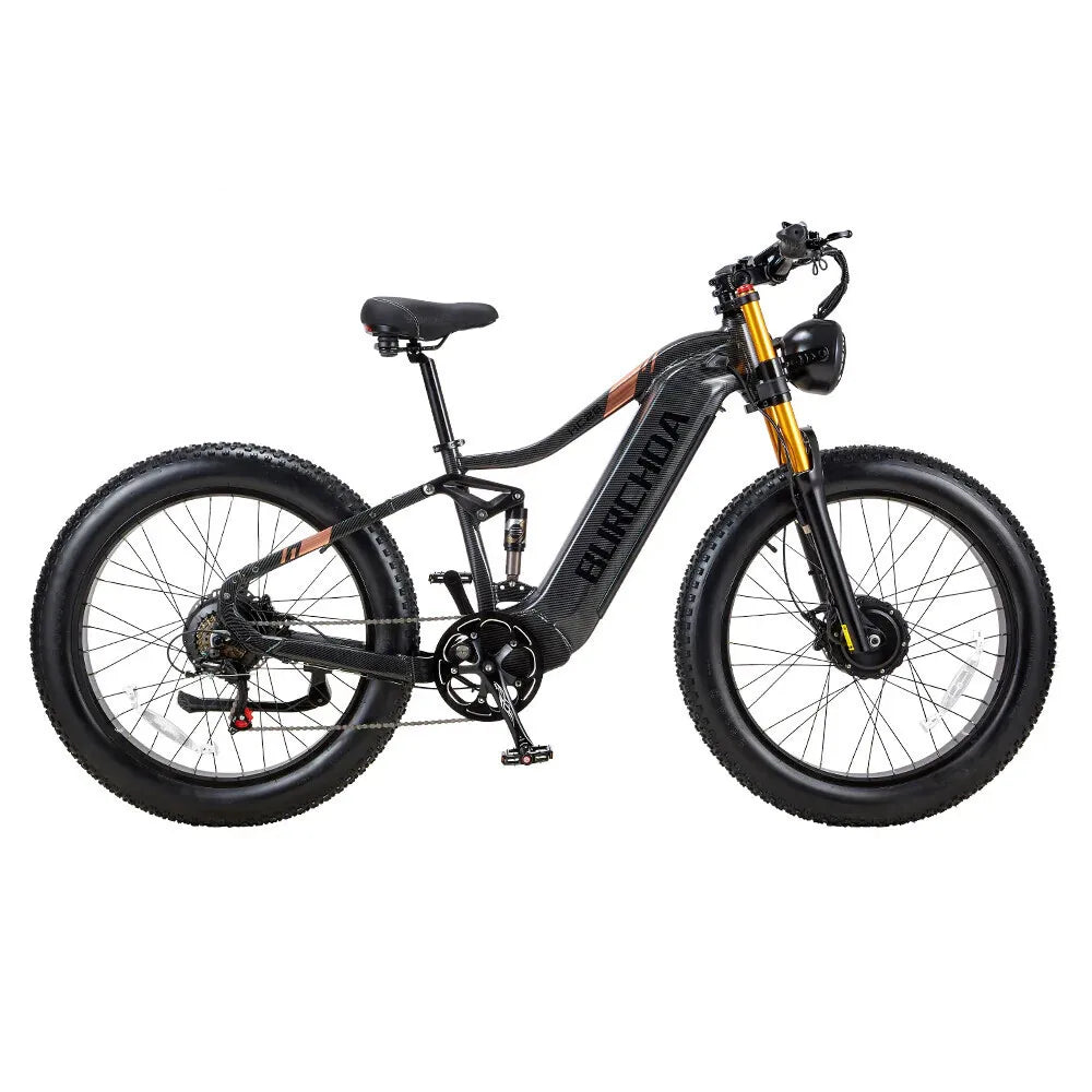 26" Electric Bike 2000W E-Bike For Adults Dual Motor Bicycle  60AH Fat Tyre~