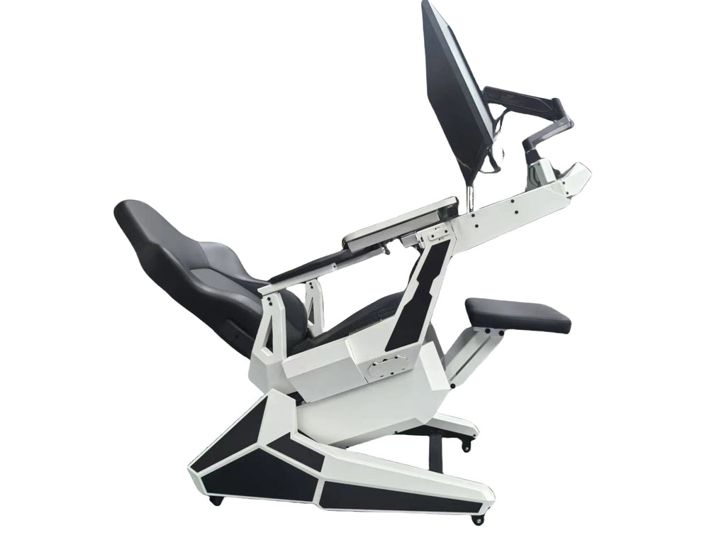 Cheap Comfortable Recline Computer Cockpit Zero Gravity Chair Ergonomic Chair Workstation for 1-2 Monitors