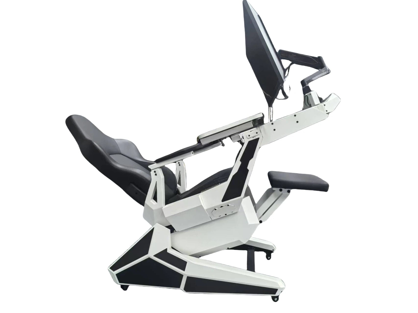 Cheap Comfortable Recline Computer Cockpit Zero Gravity Chair Ergonomic Chair Workstation for 1-2 Monitors