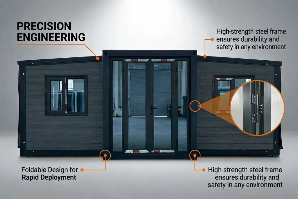 Customized Folding House 3-Bedroom Prefabricated House Compliant with Australian Standards Mobile Luxury Container House