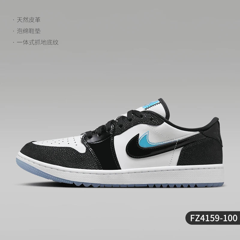 Nike genuine Air Jordan 1 Low G Men's and Women's Trendy Board Shoes FZ4159-100