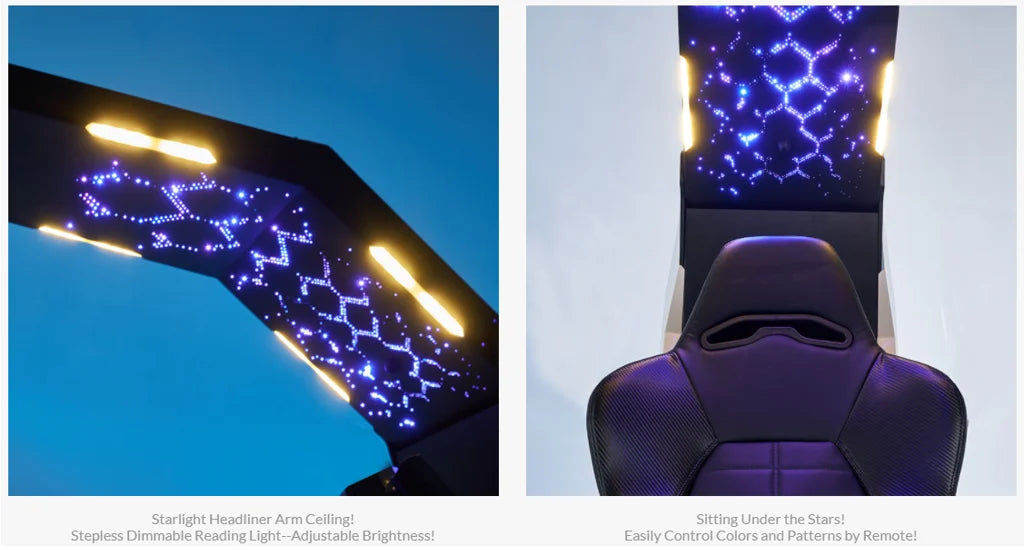 Imperator R1 Pro Recline zero Gravity Gaming Cockpit Massage Speaker Monitor Adjustable RGB Chair Workstation Computer Cockpit