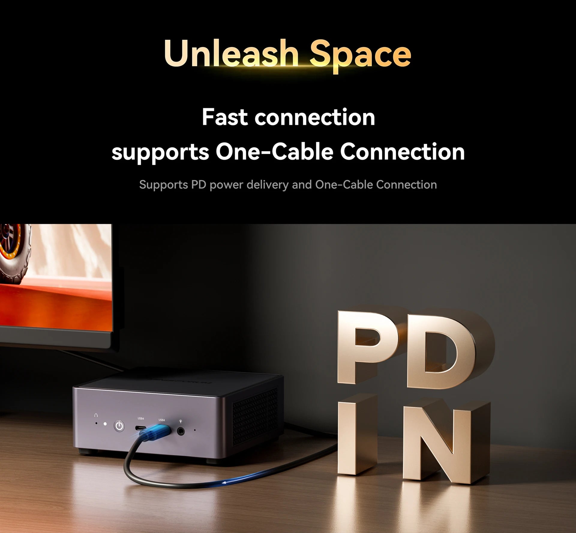 MINISFORUM UM890 UM880  UM790 Pro XTX Gaming PC Ryzen 9 7940HS 8945HS 2*DDR5 5600MHz 2*PCIE WiFi6 Win11 Desktop Computer Mini PC