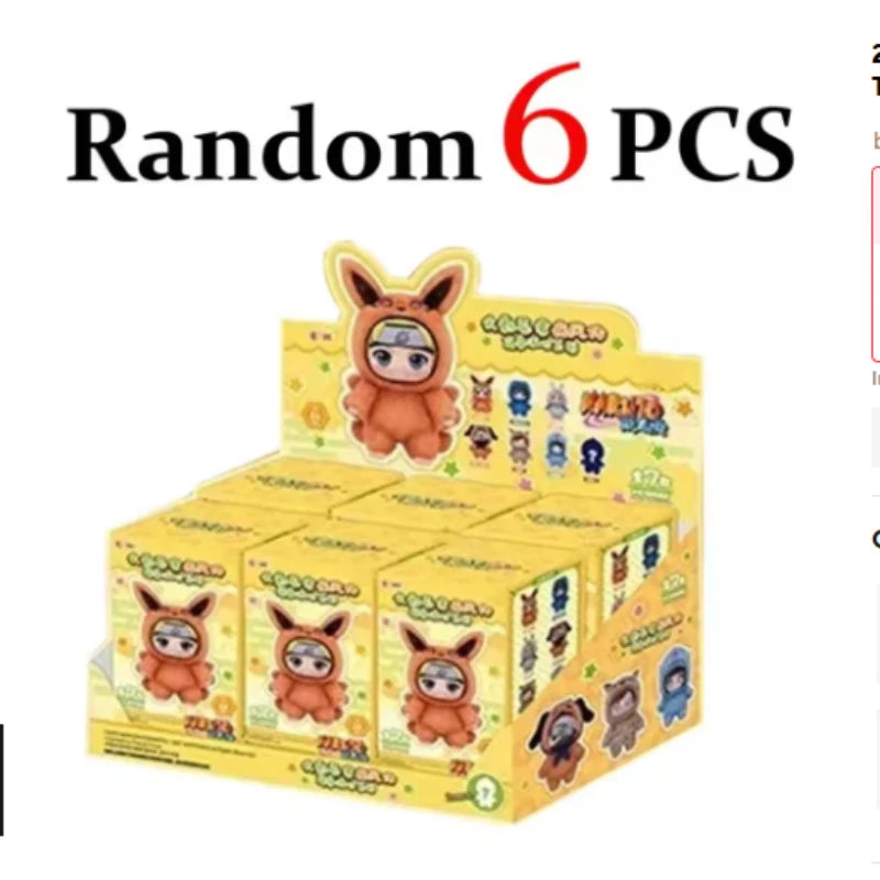 @@ TOPTOY Cartoon backpack pendant, anime peripheral gift box, Naruto Blind box gift, Naruto Shipship Party series