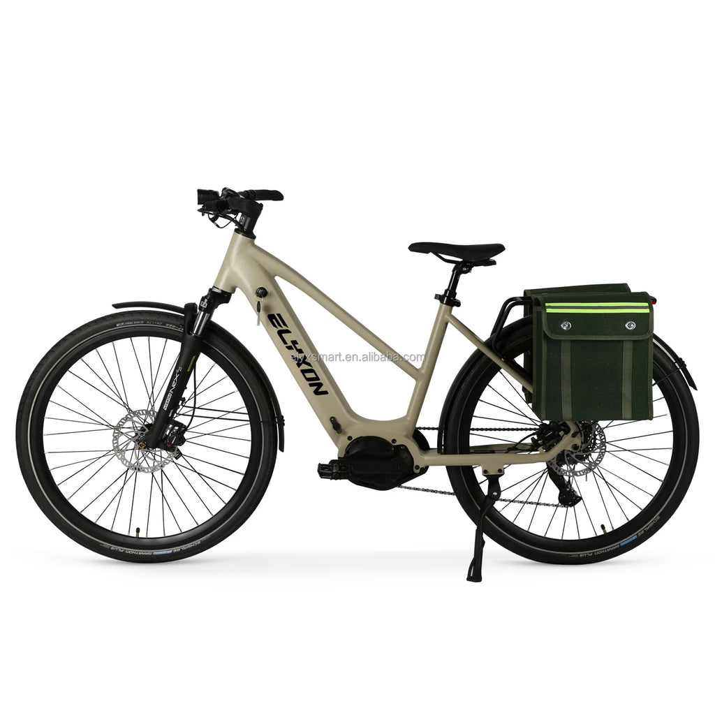ATV&UTVEuropean Style Silent Mid Motor 250W 500W Step Through Women's Bike 720Wh Trekking Bike Electric Bicycle  700C Wheel Road