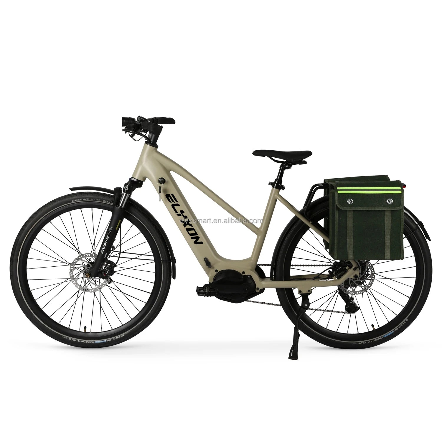 ATV&UTVEuropean Style Silent Mid Motor 250W 500W Step Through Women's Bike 720Wh Trekking Bike Electric Bicycle  700C Wheel Road