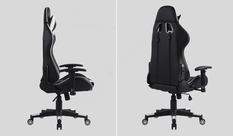 Free Sample Pc Office Racing Computer Scorpion Reclining Leather Autofull Gamer Dropshipping Led Gaming Chair With Footrest