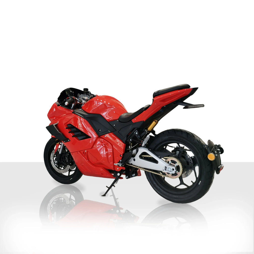 Lithium-ion 72V Center Motor 4000W Fast Speed 130KM/H Chopper Electric Motorcycle