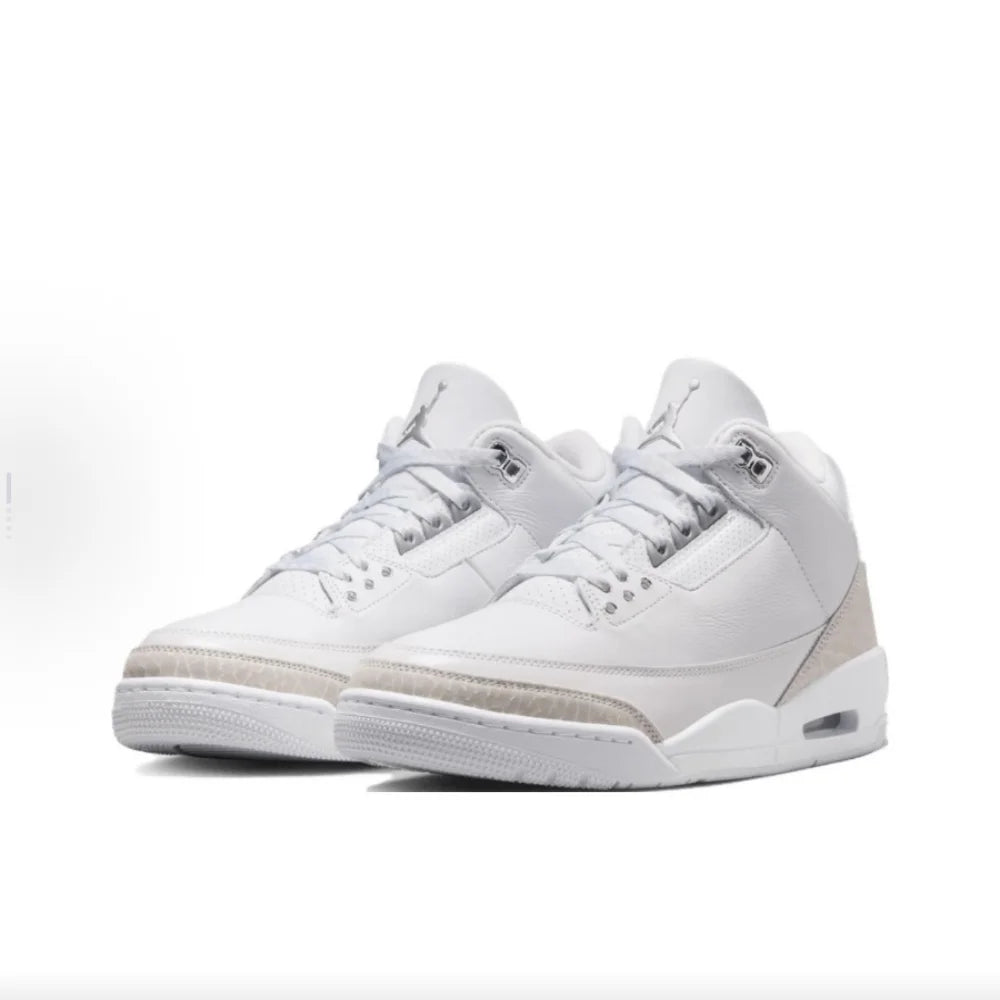 Nike Air Jordan 3 Leather “Pure Money” Mid-Top Basketball Shoes Comfortable, Durable, Slip-Resistant - Unisex Style CT8532111