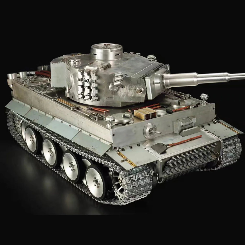 Heng Long 1/6 Full Metal Giant German Tiger I RTR RC Tank 3818 Barrel Recoil BB Shooting Battery Armored Vehicel Toys Panzer