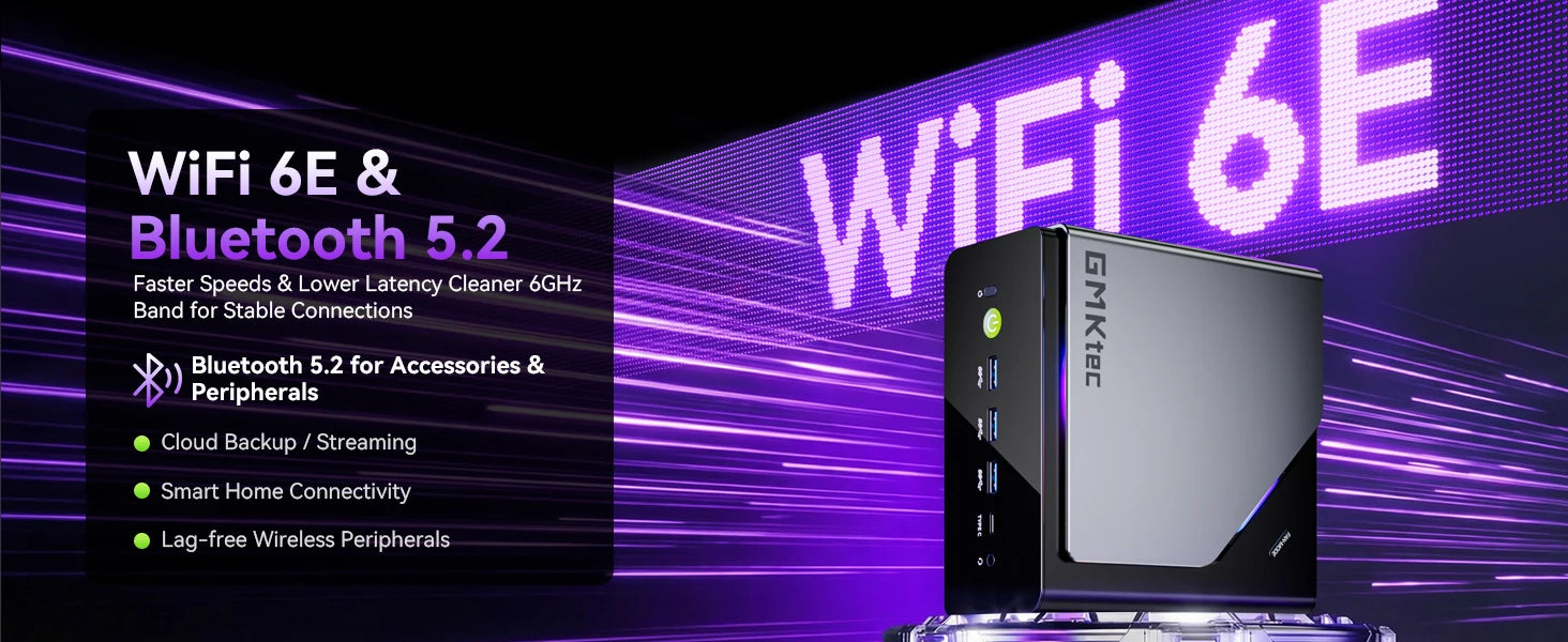 GMKtec NucBox K15 Mini PC Intel Core Ultra 5 125U DDR5 4800Mhz Pcie 3.0 SSD Windows 11Pro WIFI 6E BT 5.2 Full-featured USB4.0