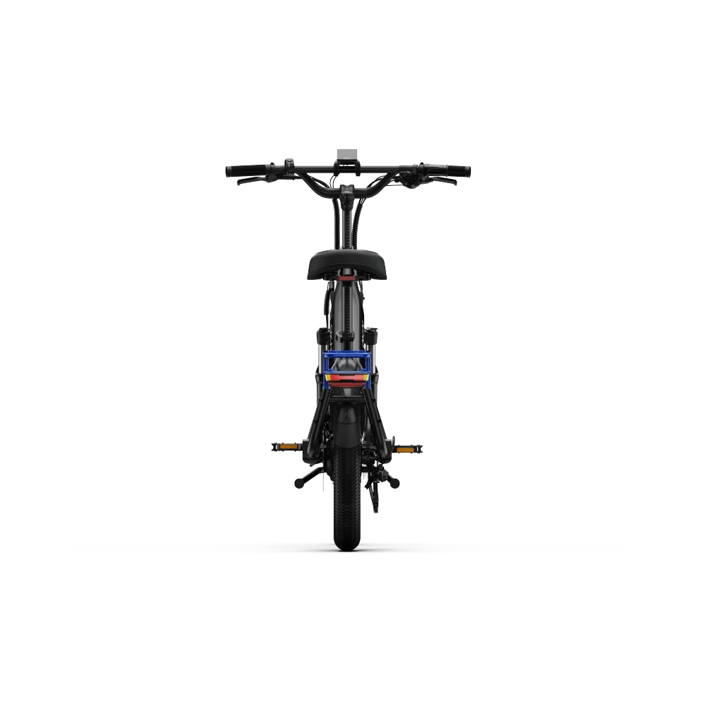 Multifunctional EB70 Kargo Fitness Step-through e-Bike w/ up to 50 miles Max Operating Range and 20 MPH Max Speed-Black