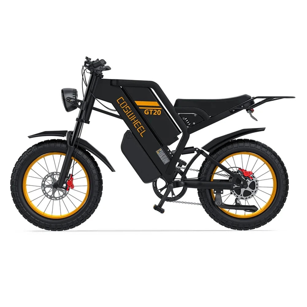 Electric bike for Adults, Dual Battery, Peak 2000W 60V,  40Ah,REMOVABLE BATTERYX2 off-road Mountain E-Bike, Electric Bicycle