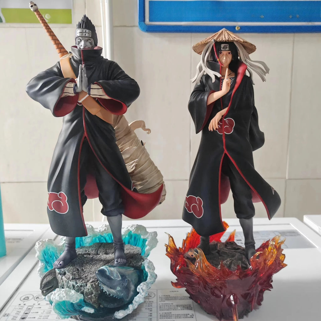 1/6 Naruto Hoshigaki Kisame Akatsuki Anime Figure Peripheral Resin Standing Posture Statue Decorate Ornaments Birthday Gift Toys