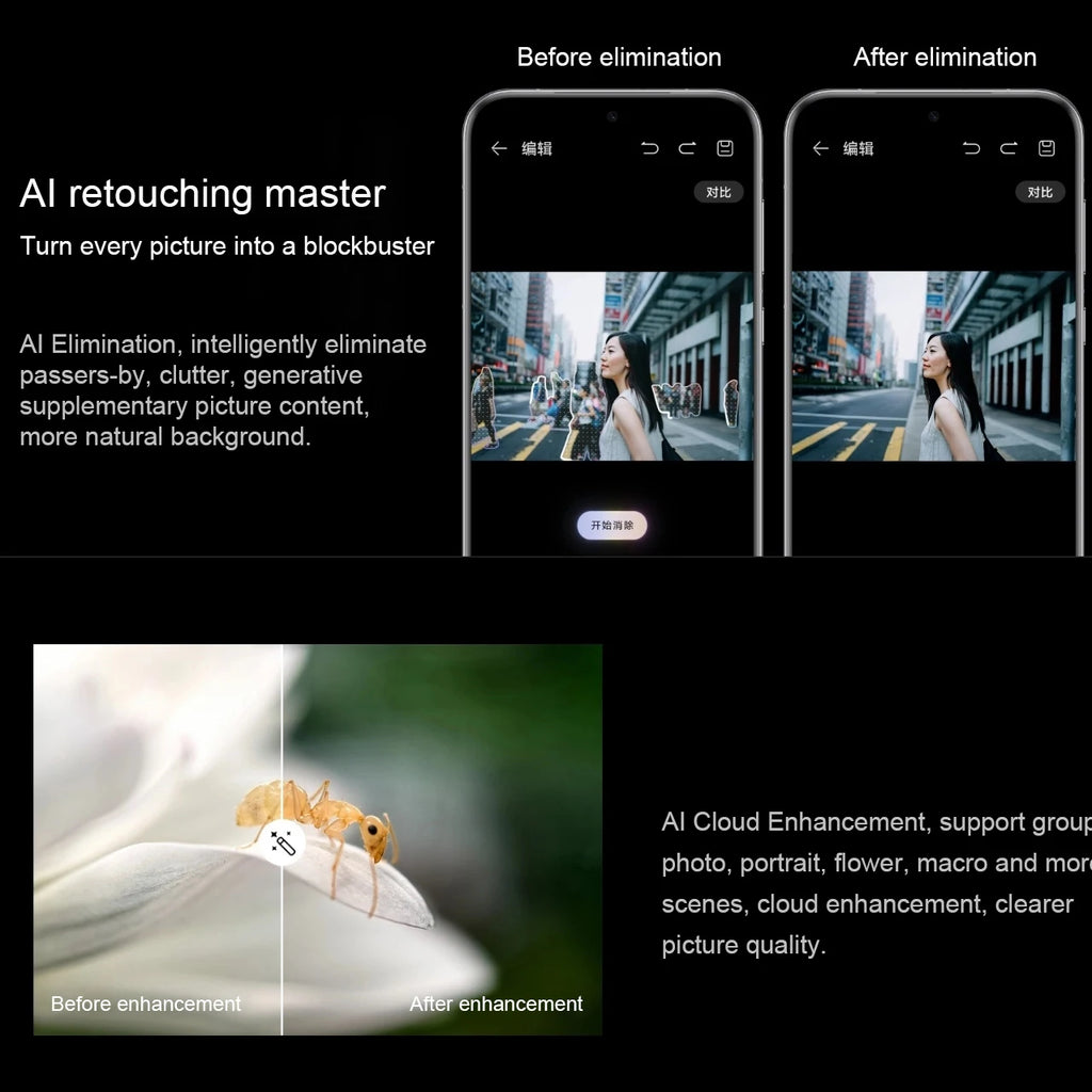 Origianl Huawei Pura 70 Pro+ Plus 5G Mobile Phone 6.8" Screen Kirin 9010 Octa Core HarmonyOS 4.2 Battery NFC Smartphone
