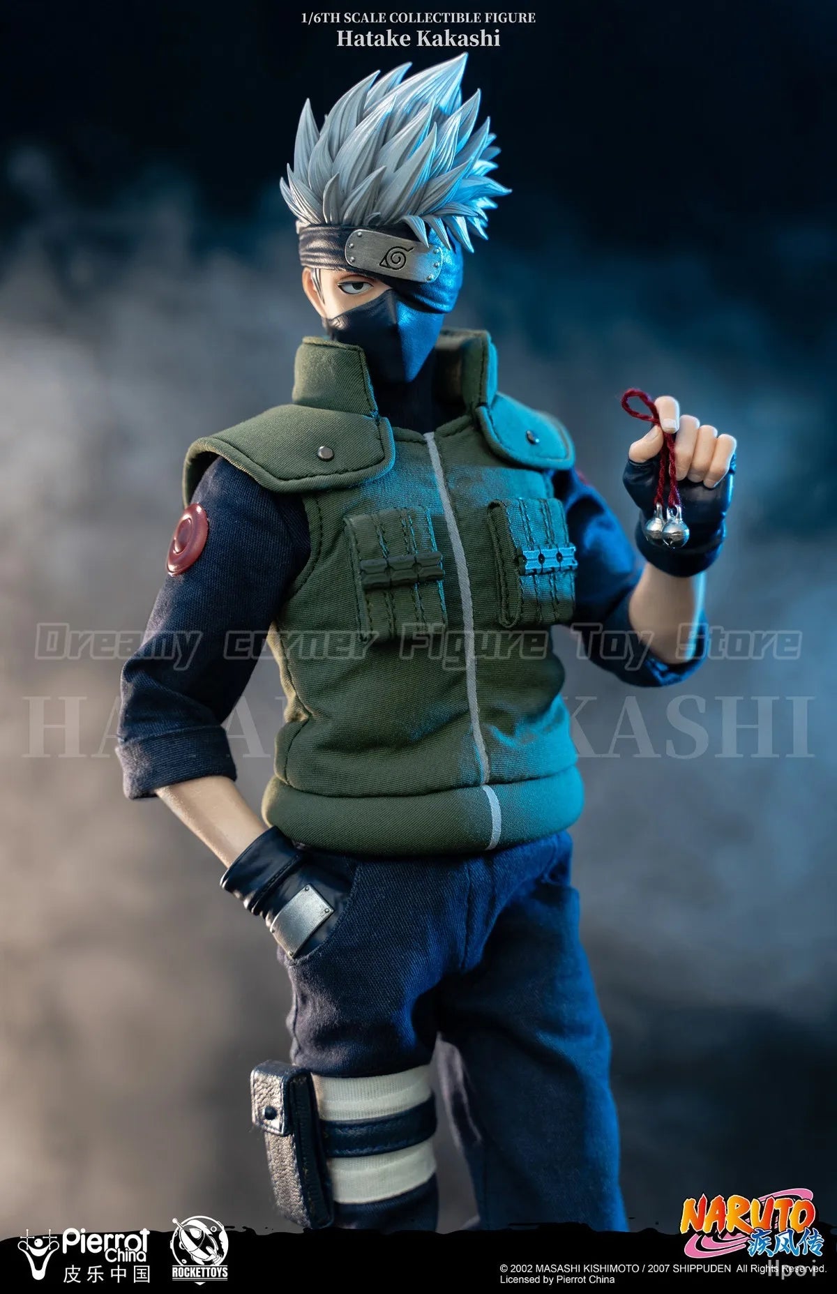 【In Stock】RocketToys ROC-004 NARUTO Shippuden Hatake Kakashi 1/6 Action Figure