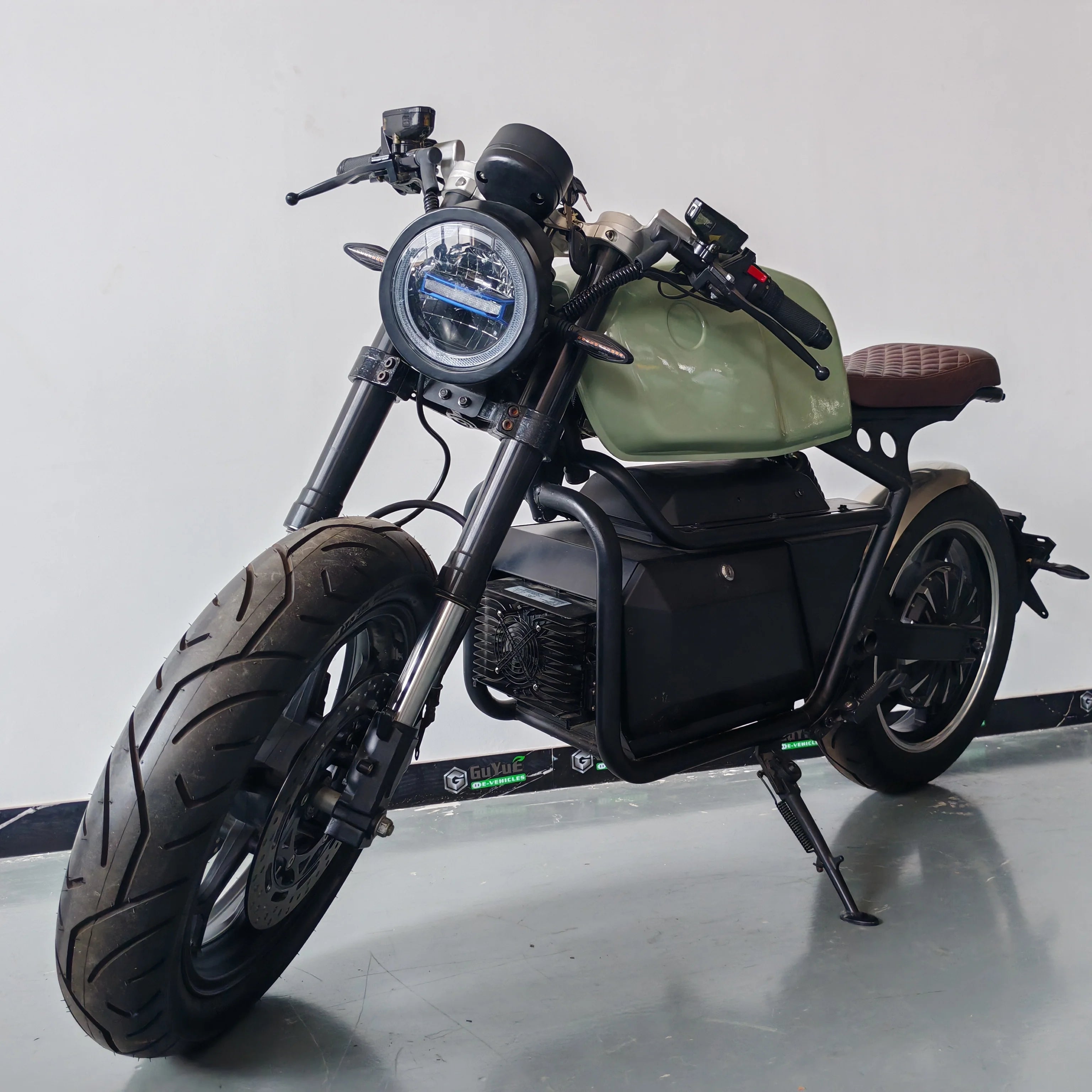 ER200 DDP Wuxi Advanced Technology 4000w 72v 60ah Retro Style Electric Motorcycle