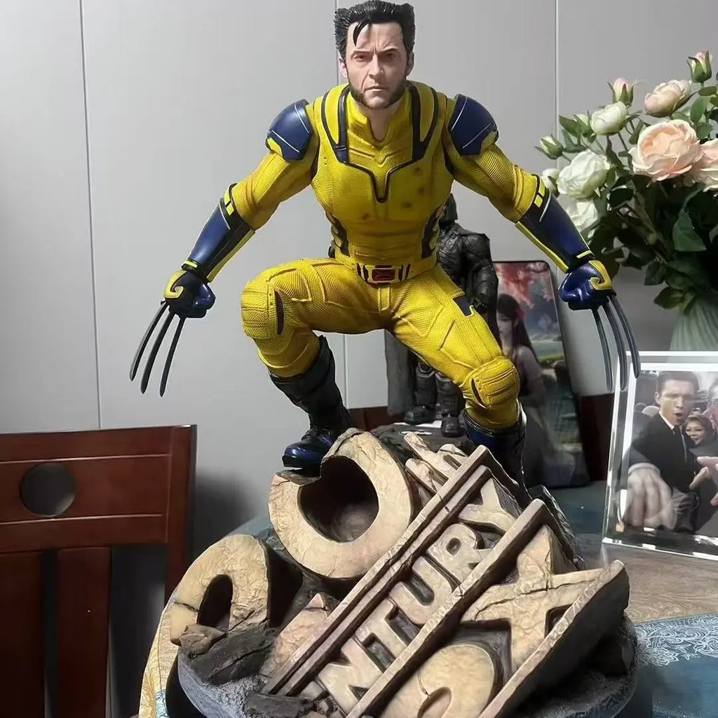 50cm New Anime Figure Wolverine Peripheral Resin Model Scene Collect Statue Desktop Decoration Ornaments Birthday Gifts Toys