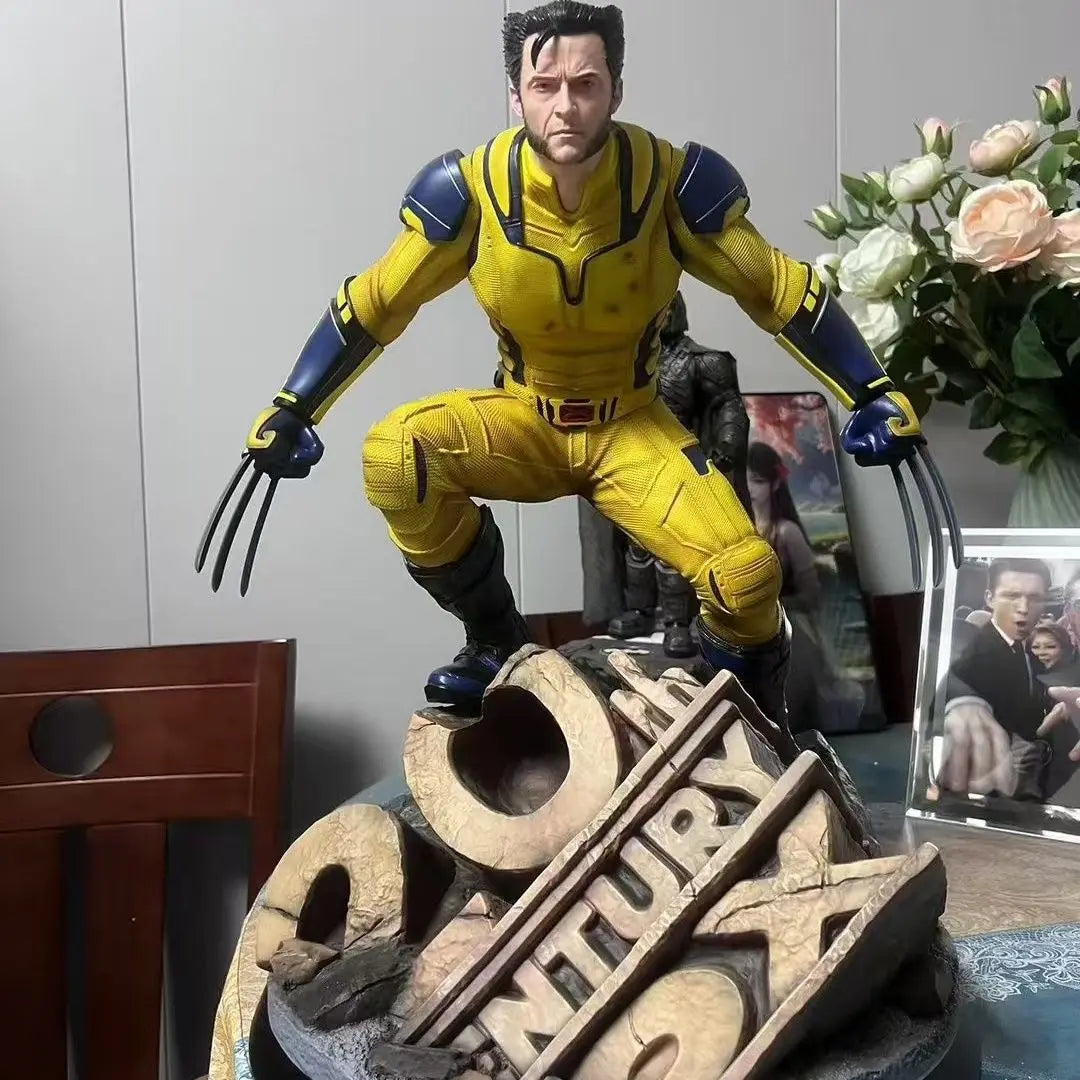 50cm New Anime Figure Wolverine Peripheral Resin Model Scene Collect Statue Desktop Decoration Ornaments Birthday Gifts Toys