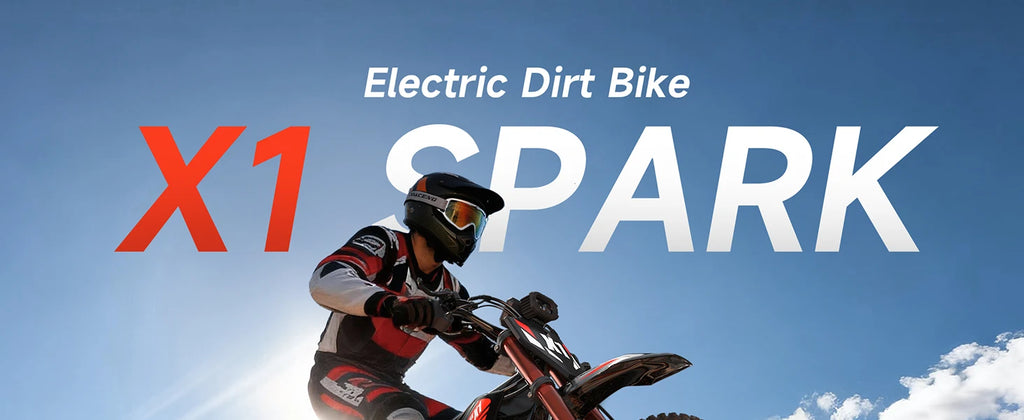 QRONGE X1 Spark Electric Dirt Bike for Teens Adults 4500W Peak Electric Motorcycle 60V 28.8Ah E-Dirt Bike 60 Mile Range E-Bike