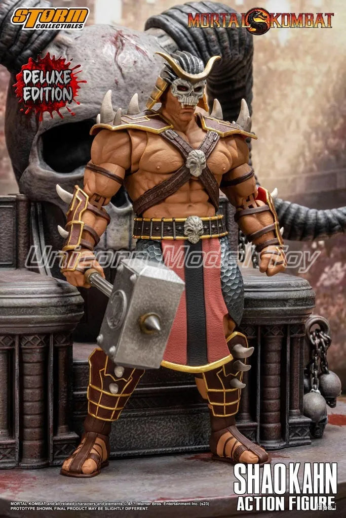 【UA】Original Storm Collectibles Mortal Kombat SHAO KAHN 1/2 Action Figures Model Toys Gifts