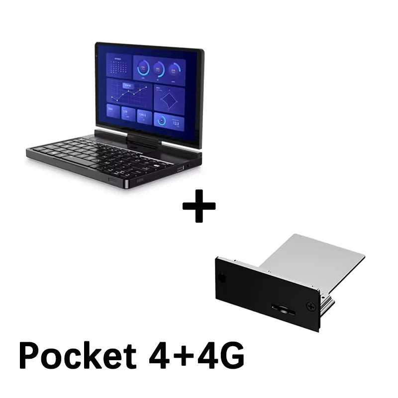 2025 NEW Original GPD Pocket 4 Laptop AMD AI 9 HX 370 32GB DDR5 2TB NVMe 8.8-inch Mini Portable Gaming Notebook Office Study PC
