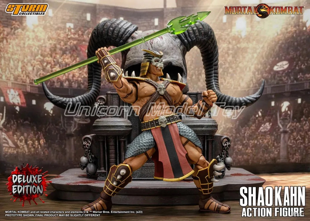 【UA】Original Storm Collectibles Mortal Kombat SHAO KAHN 1/2 Action Figures Model Toys Gifts