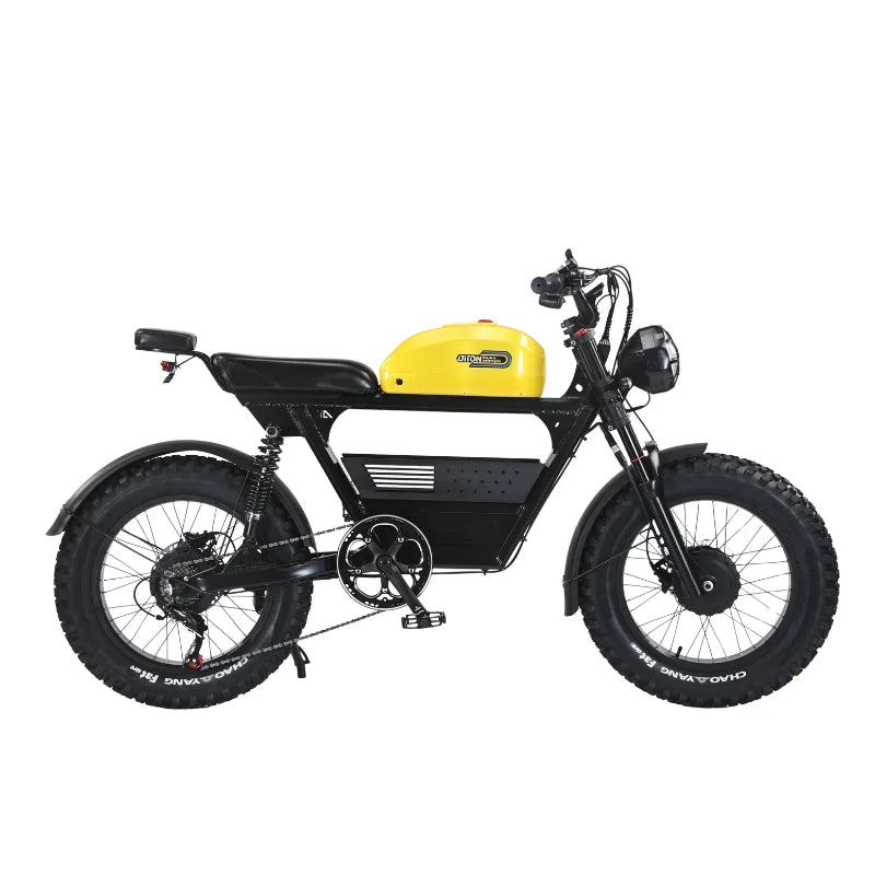 2025 AKEZ All-Terrain Off-Road E-Bike - 3000W Super Dual Motor, 48V 26Ah Battery, 20'' Fat Tires & Full Suspension, Fast Electri