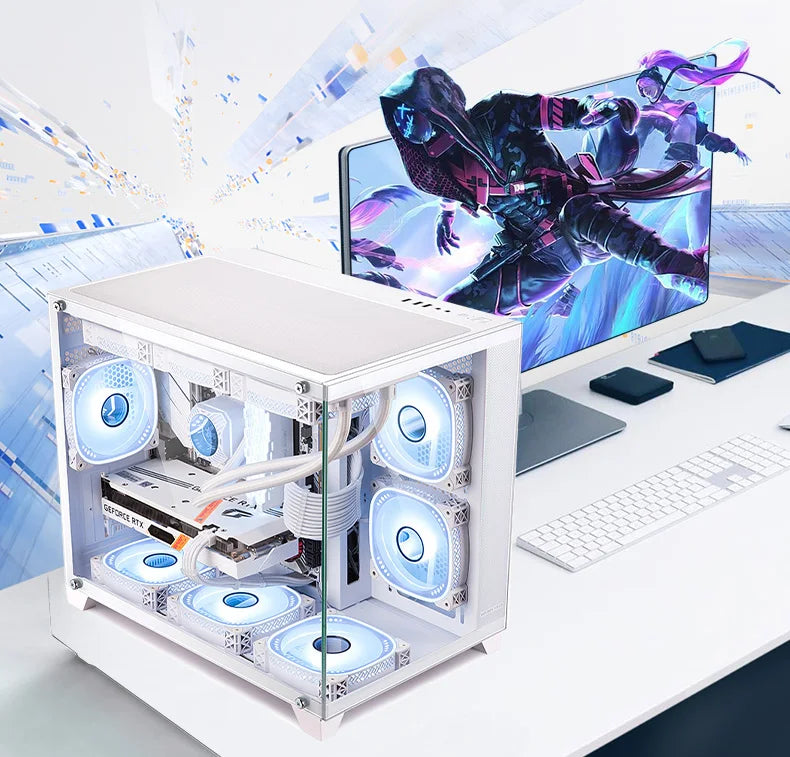 i7i9 14th generation 14900KF computer host RTX5070 desktop computer full set sea view room game water cooling host assembly